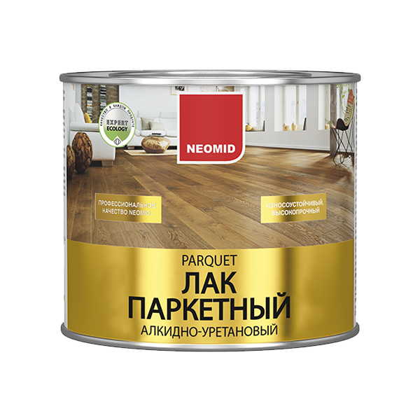Neomid Parguet лак алкидно-уретановый для пола