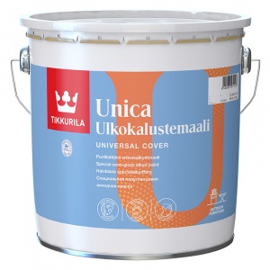 Tikkurila Unica полуглянцевая краска для металла, дерева, пластика Tikkurila Unica полуглянцевая краска для металла, дерева, пластика