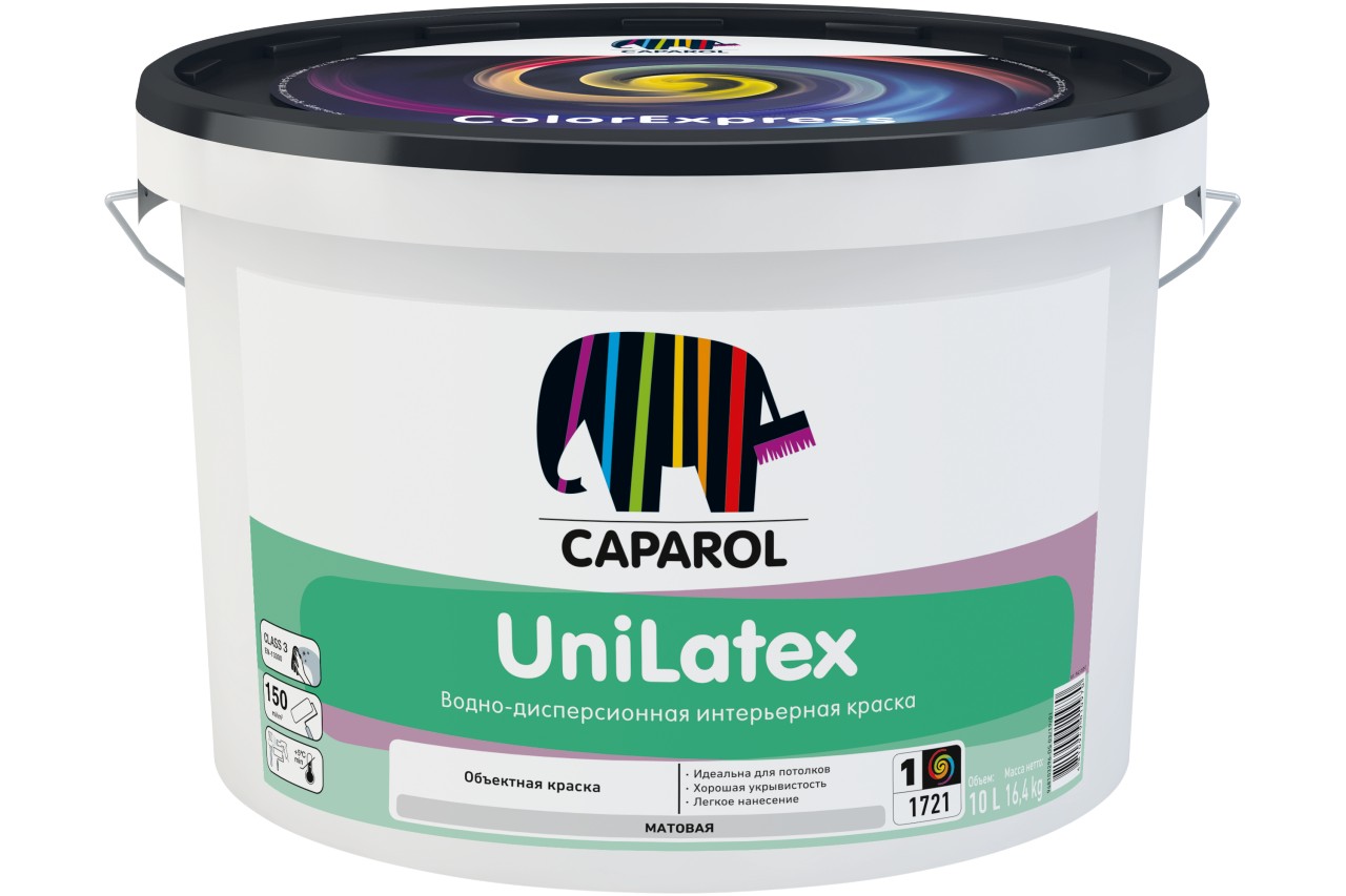 Caparol Unilatex краска интерьерная акрилатная экологичная