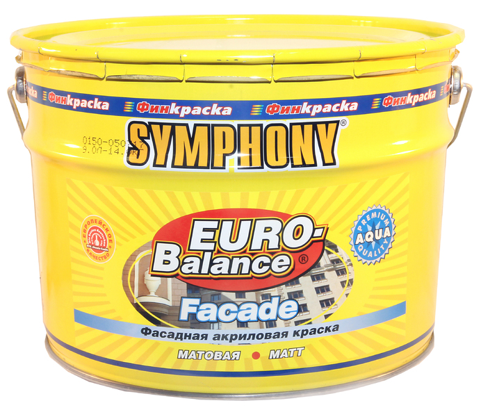 SYMPHONY EURO BALANCE FACADE AQUA водоразбавляемая акриловая щелочестойкая краска