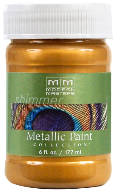 Modern Masters Metallic paint краска с эффектом яркого металлика и перламутра