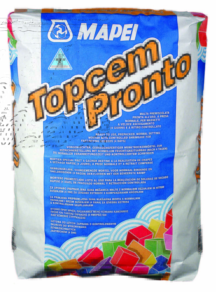 Mapei Topcem Pronto стяжка полусухая