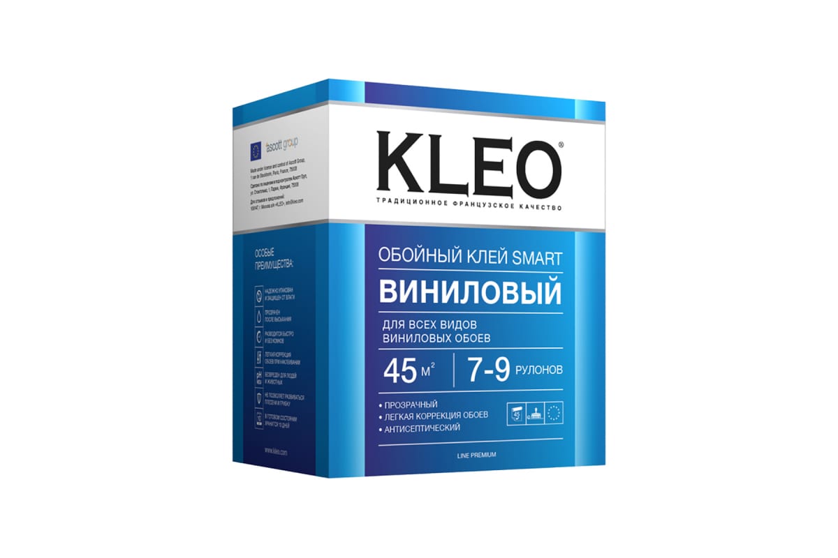 KLEO SMART Обойный клей для виниловых обоев