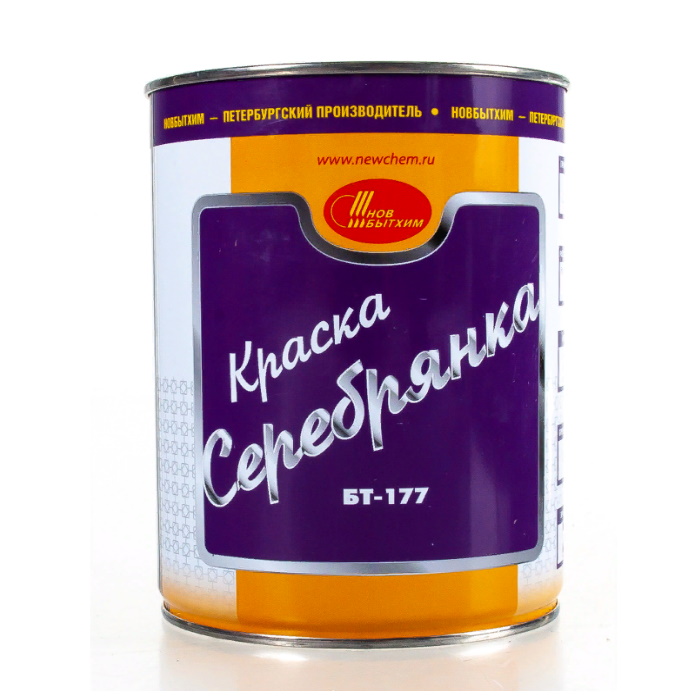 Новбытхим БТ-177 краска серебрянка