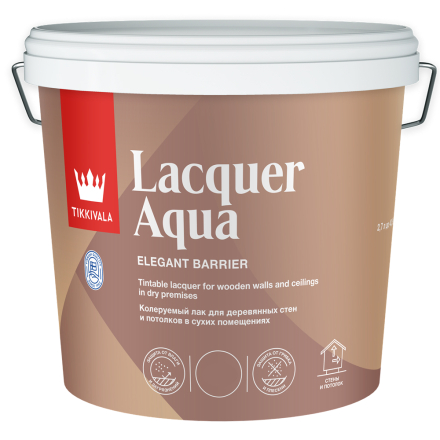 Tikkivala Lacquer Aqua лак интерьерный
