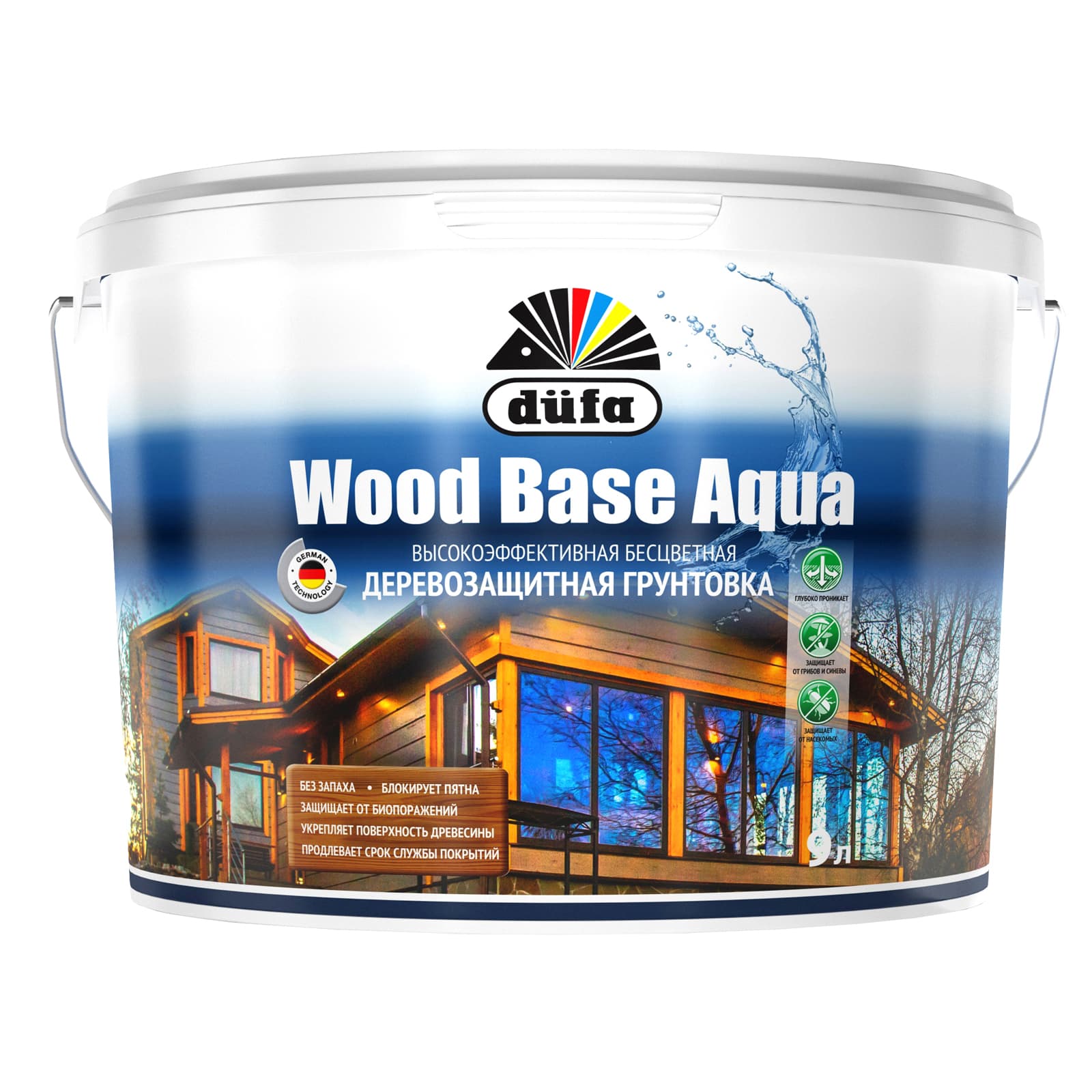 Dufa Wood Base AQUA грунт деревозащитный
