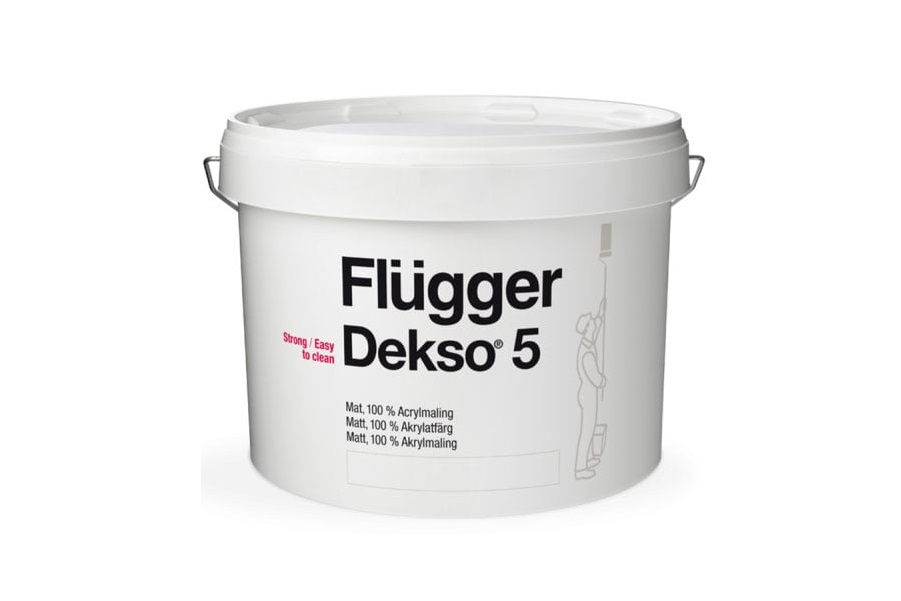Flugger Dekso 5 краска акриловая моющаяся