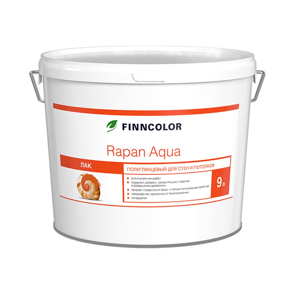 Finncolor Rapan Aqua водный лак антисептик
