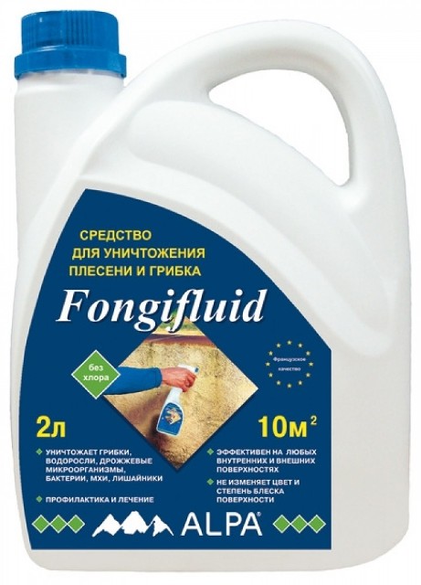 Alpa Fongifluid средство для уничтожения плесени и грибка