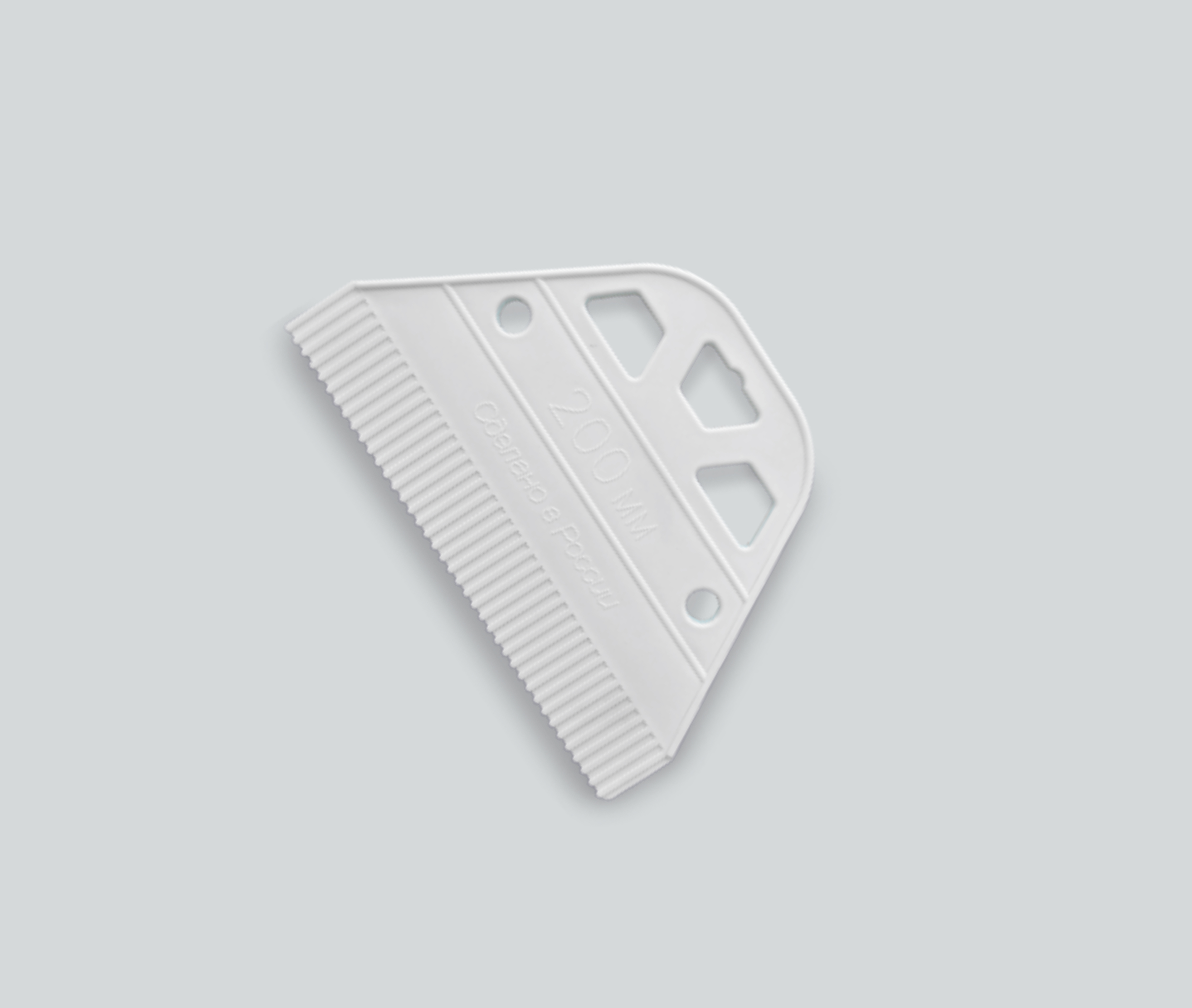 Decor Шпатель для нанесения клея серии "White Edition"
