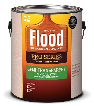PPG Flood Semi-Transparent Полупрозрачная Алкид/Масляная Пропитка Для Дерева