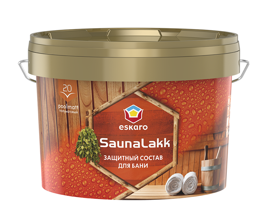 Eskaro Saunalakk защитный состав для бани и сауны