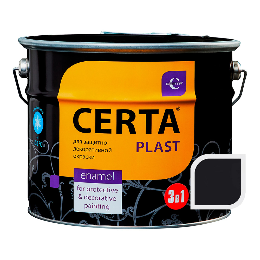 Certa Церта-Пласт Грунт-эмаль 3в1 по ржавчине