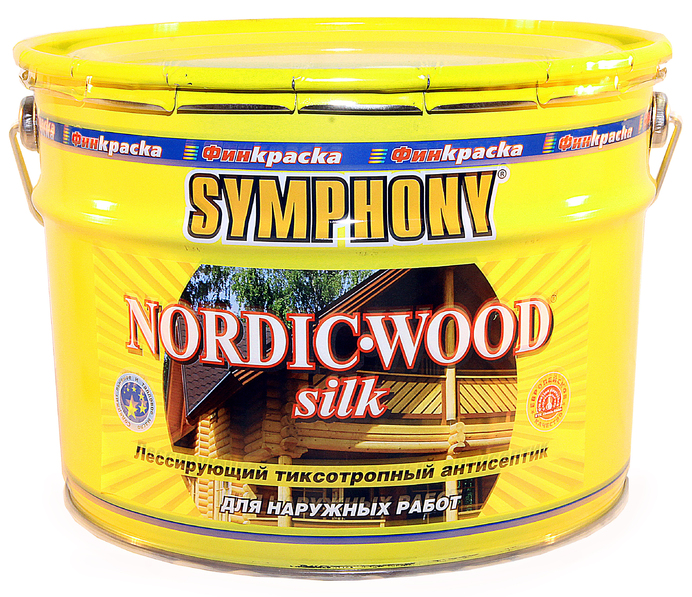 SYMPHONY NORDIC WOOD SILK шелковисто-матовый лессирующий тиксотропный антисептик