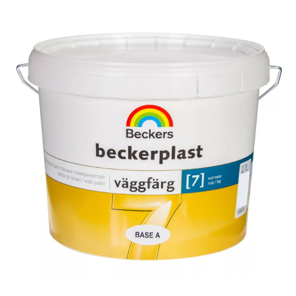 Beckers BeckerPlast 7 краска для стен и потолков матовая