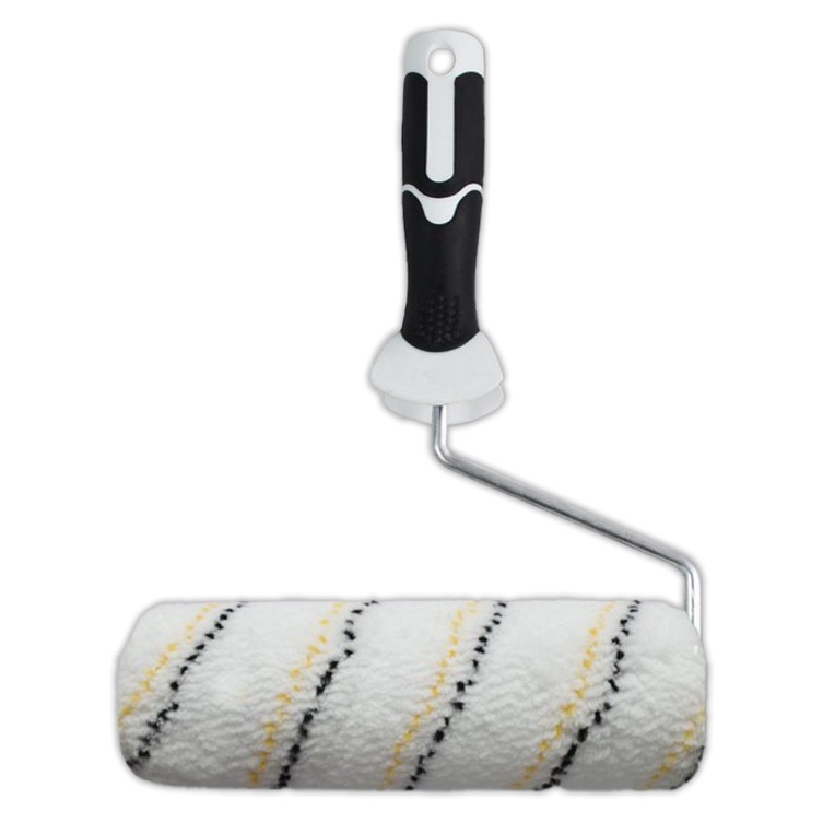 Decor Валик серии "Black White" Ø42 мм Двухкомпонентная ручка, микрофибра Decor Валик серии "Black White" Ø42 мм Двухкомпонентная ручка, микрофибра