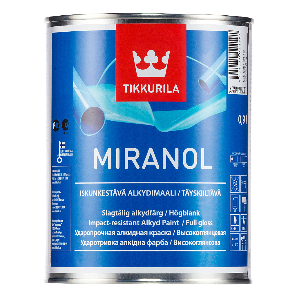 Tikkurila Miranol эмаль алкидная универсальная