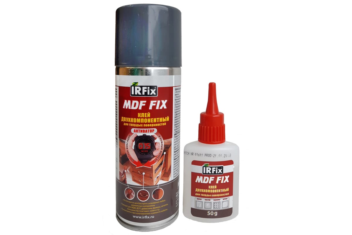 IRFIX MDF FIX Двухкомпонентный цианакрилатный клей