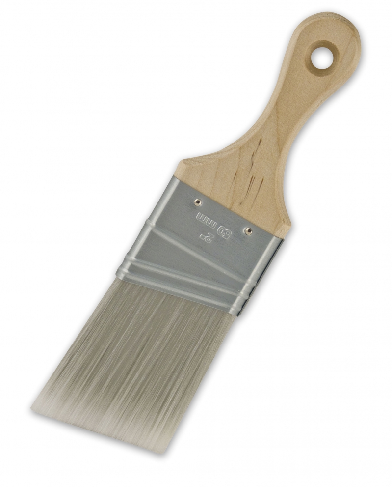 Wooster Профессиональная угловая кисть с короткой ручкой SILVER TIP