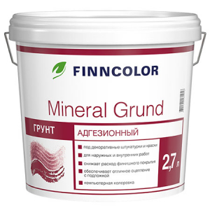 Finncolor Mineral Grund адгезионный грунт под структурные штукатурки Finncolor Mineral Grund адгезионный грунт под структурные штукатурки