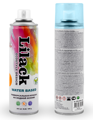 Decorix LILACK WATER BASED Аэрозольная краска на водной основе
