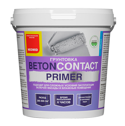 Neomid Betoncontact Бетон-контакт грунт адгезионный Neomid Betoncontact Бетон-контакт грунт адгезионный