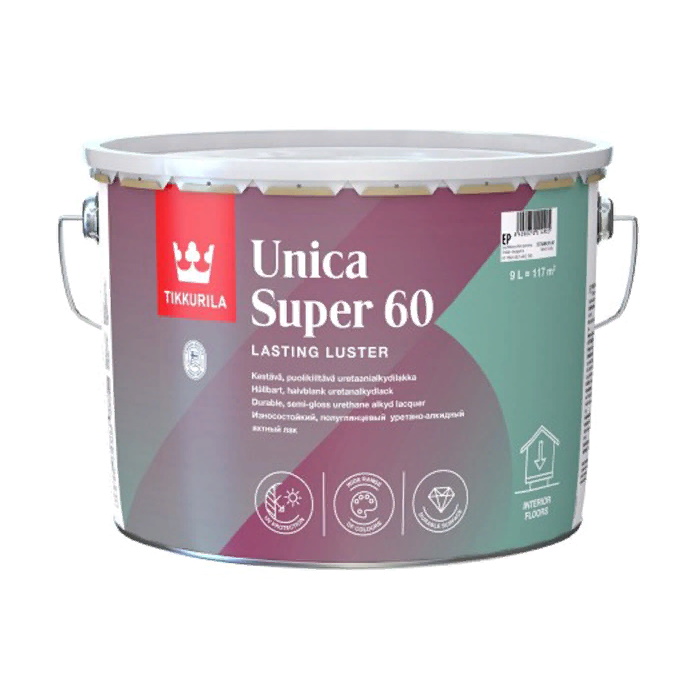 Tikkurila Unica Super 60 яхтный лак полуглянцевый