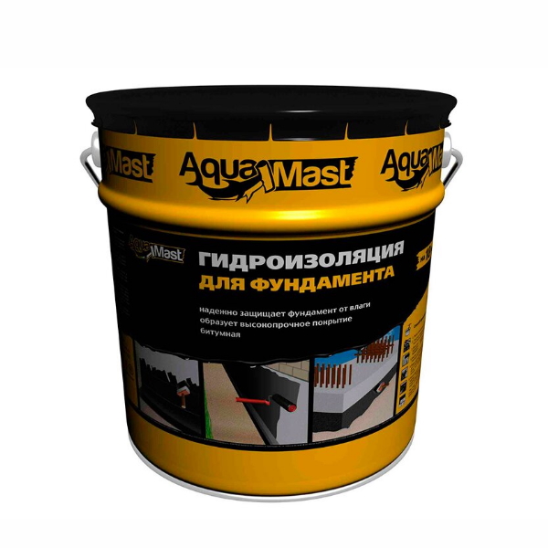 AquaMast мастика битумная гидроизоляционная AquaMast мастика битумная гидроизоляционная