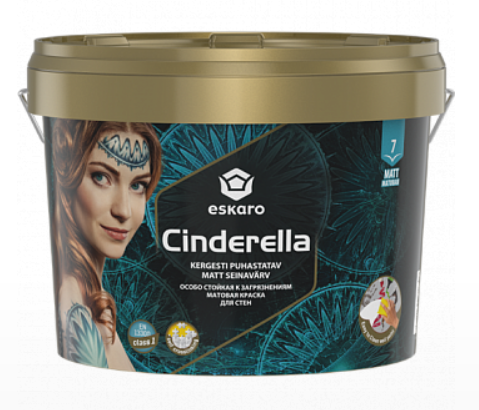 Eskaro Cinderella краска стойкая к сложным загрязнениям 