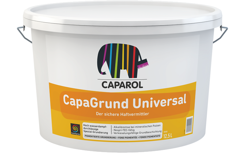 Caparol Capagrund Universal средство грунтовочное с высокой паропроницаемостью Caparol Capagrund Universal средство грунтовочное с высокой паропроницаемостью
