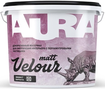 Aura Velour Matt штукатурка для внутренних работ декоративно-отделочная акриловая