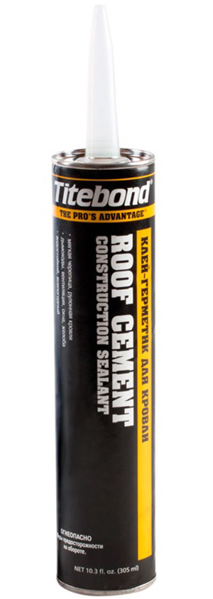Titebond Roof Cement клей-герметик битумный для крыш коричневая туба