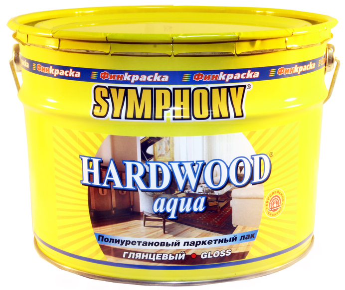 SYMPHONY HARDWOOD AQUA глянцевый полиуретановый паркетный лак