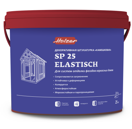 Holzer Elastisch SP 25 Эластиш Декор Камешковая Holzer Elastisch SP 25 Эластиш Декор Камешковая