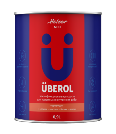 Holzer Uberol Универсальная краска для всех поверхностей
