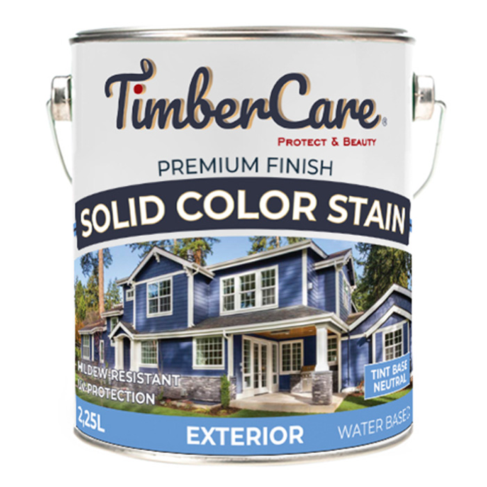 TimberCare Solid Color Stain кроющая пропитка для наружных деревянных поверхностей