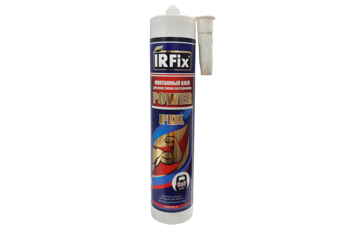 IRFIX POWER FIX MS Монтажный клей белый мс-полимер