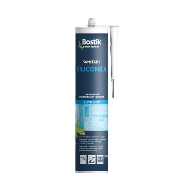 Bostik Sanitary Silicone A санитарный силиконовый герметик