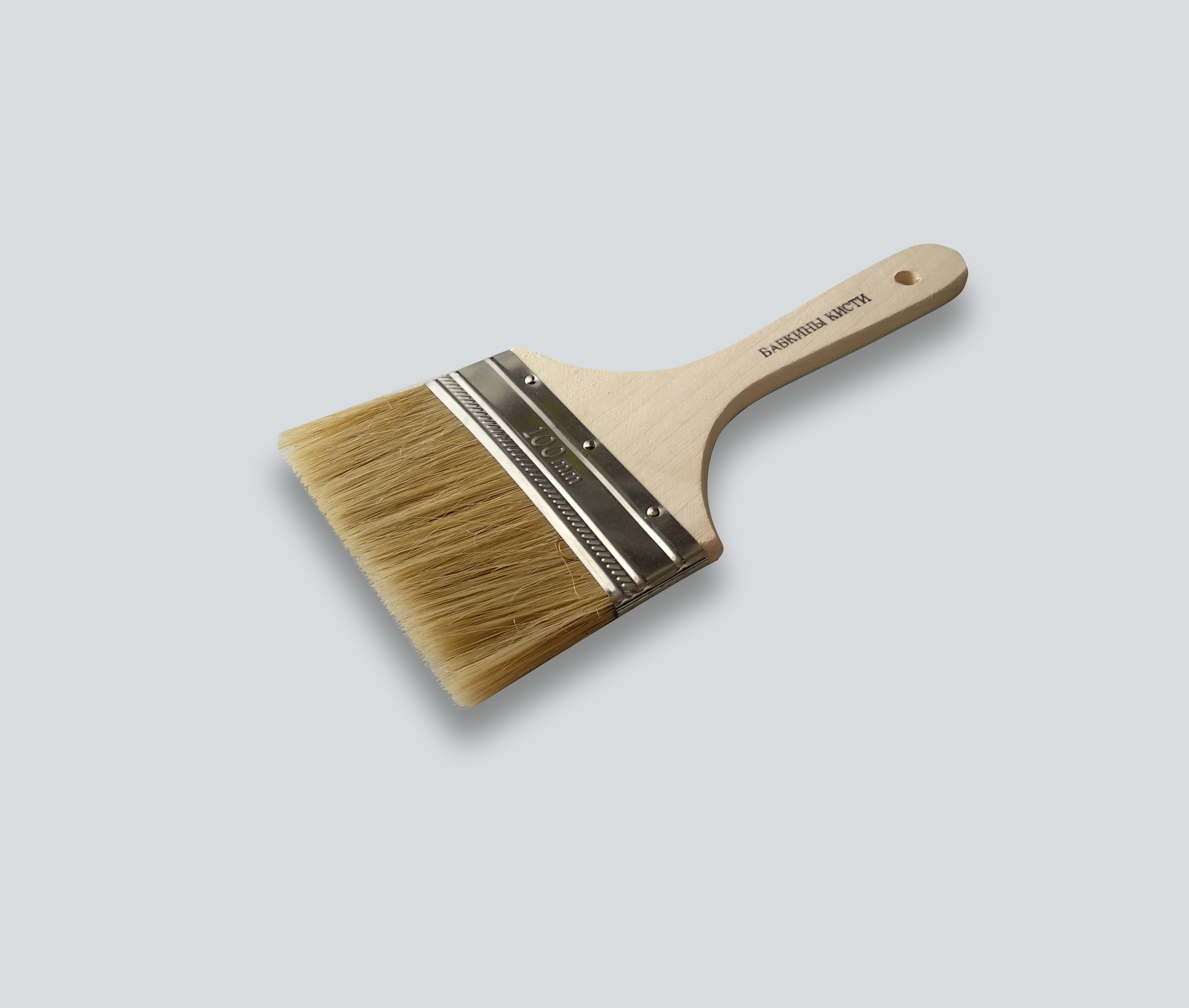 Decor Кисть серии "Black Edition", натуральная щетина, деревянная ручка