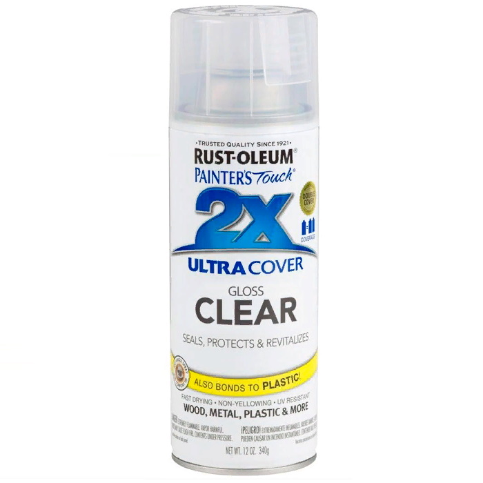 Rust-Oleum Ultra Cover 2x Clear Spray Защитный универсальный лак