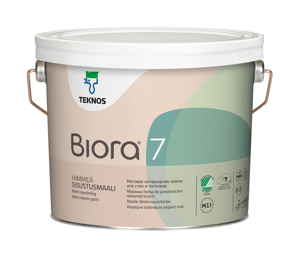 Teknos Biora 7 краска для стен и потолков