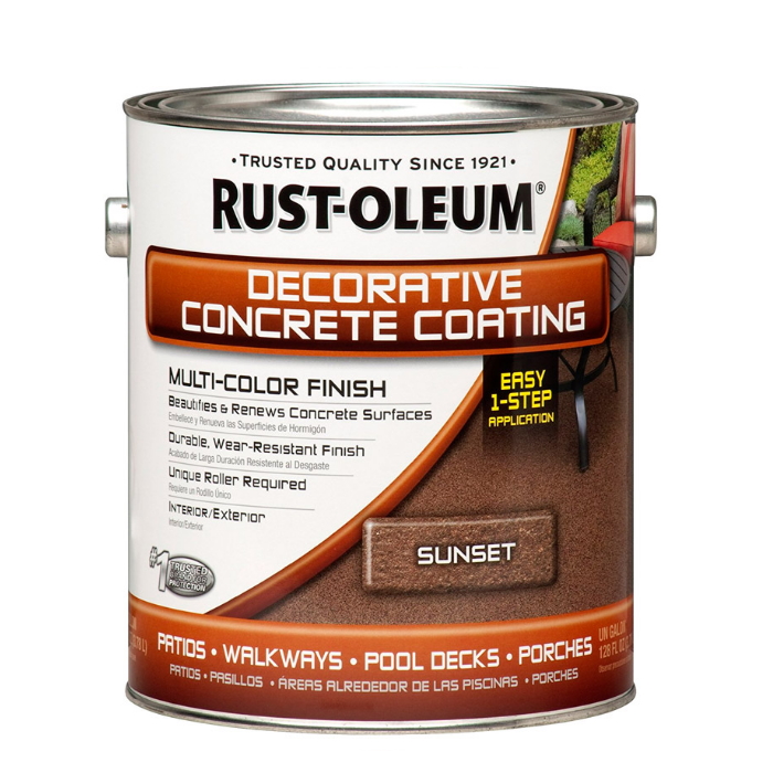 Rust-Oleum Decorative Concrete Coating Multi-Color Finish Краска для пола