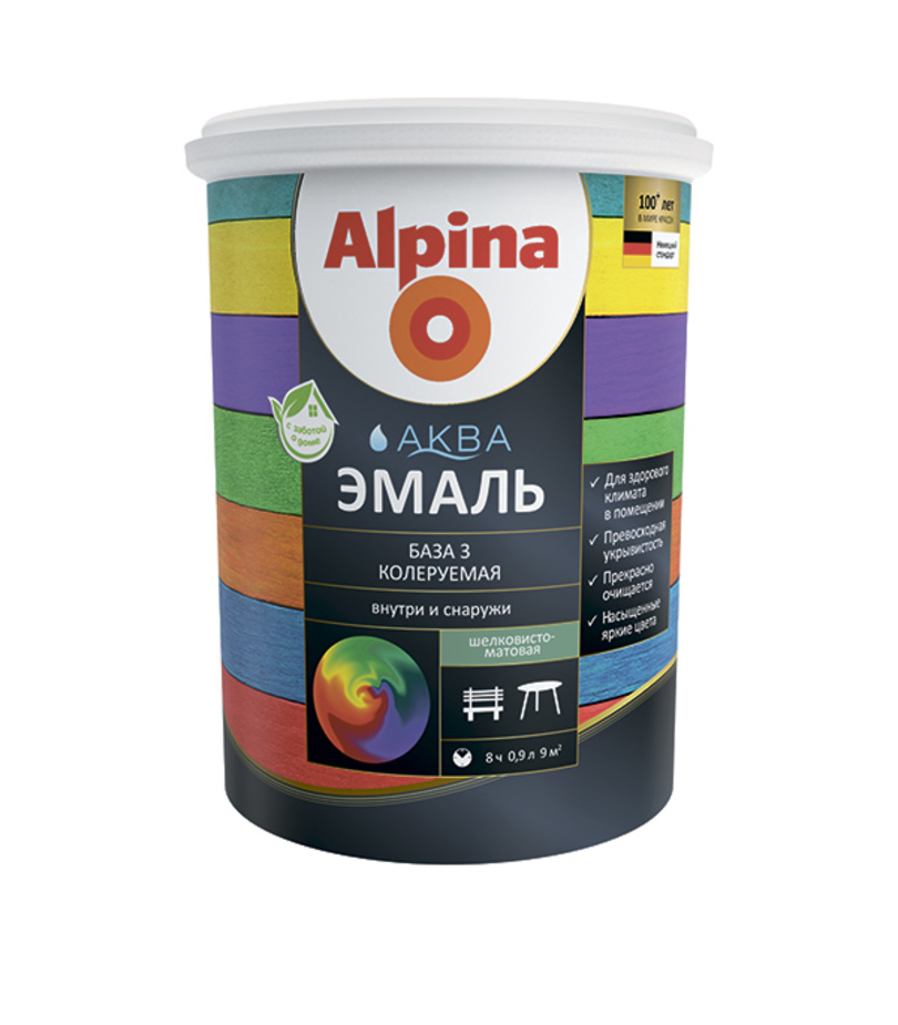 Alpina Aqua эмаль акриловая 