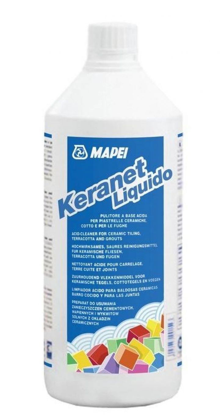 Mapei Keranet Жидкий очиститель цементных остатков и высолов