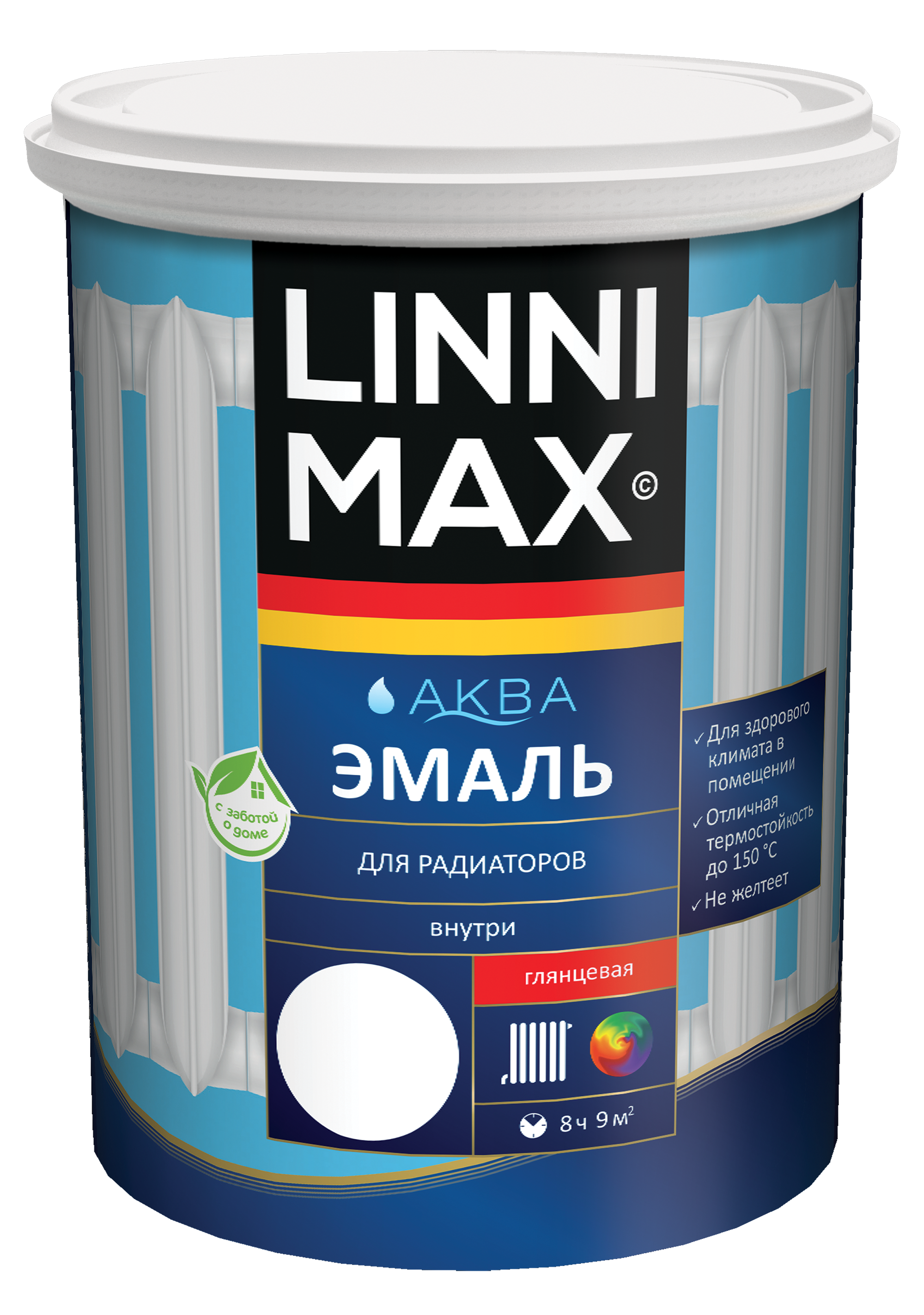 Linnimax Аква эмаль акриловая для радиаторов