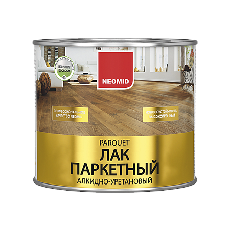 Neomid Parguet лак алкидно-уретановый для пола Neomid Parguet лак алкидно-уретановый для пола