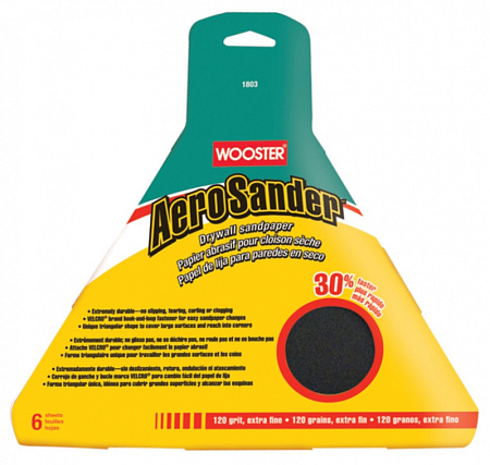 Wooster Шлифовальная бумага для гипсокартона AEROSANDER Wooster Шлифовальная бумага для гипсокартона AEROSANDER