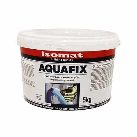 Isomat AQUAFIX - Быстросхватывающийся гидравлический цементный раствор Isomat AQUAFIX - Быстросхватывающийся гидравлический цементный раствор