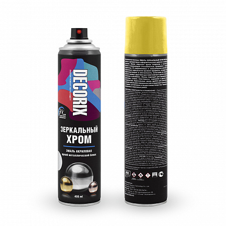 Decorix Аэрозольная краска "Зеркальный Хром" Decorix Аэрозольная краска "Зеркальный Хром"