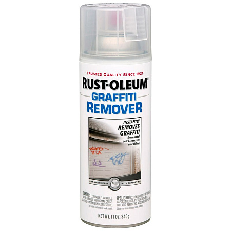 Rust-Oleum Graffiti Remover Spray Смывка-очиститель граффити и сложных загрязнений Rust-Oleum Graffiti Remover Spray Смывка-очиститель граффити и сложных загрязнений